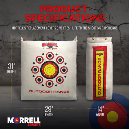 Morrell Weatherproof Range Archery Target Replacement Field Point Cover (2 Pack)