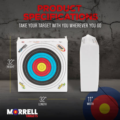 Morrell Outdoor Youth Deluxe GX Range NASP Field Point Archery Target (2 Pack)