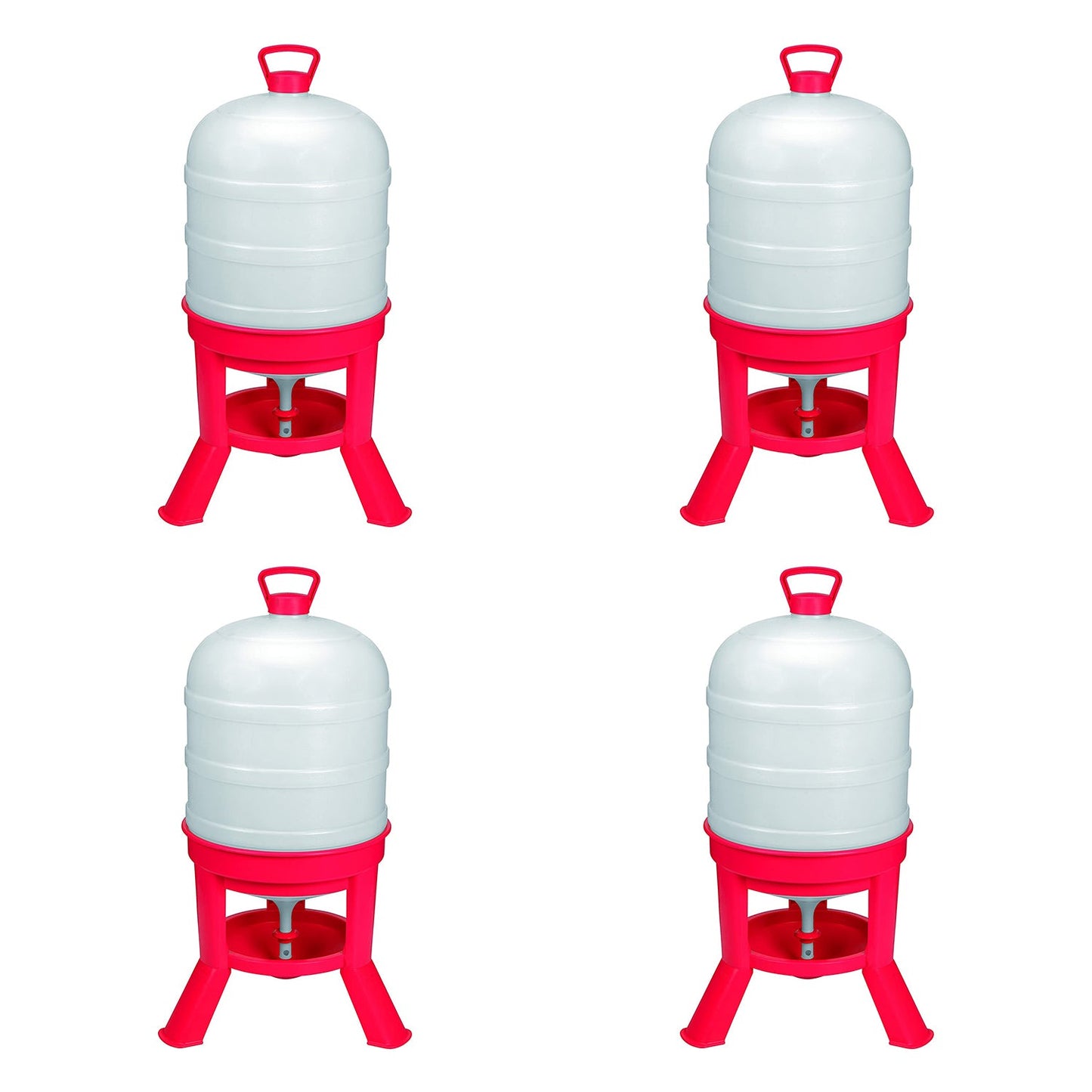 Little Giant DOMEWTR10 10 Gallon Tank Poultry Chicken Gravity Waterer (4 Pack)