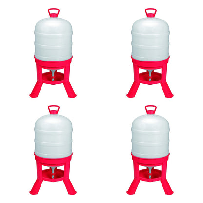 Little Giant DOMEWTR10 10 Gallon Tank Poultry Chicken Gravity Waterer (4 Pack)