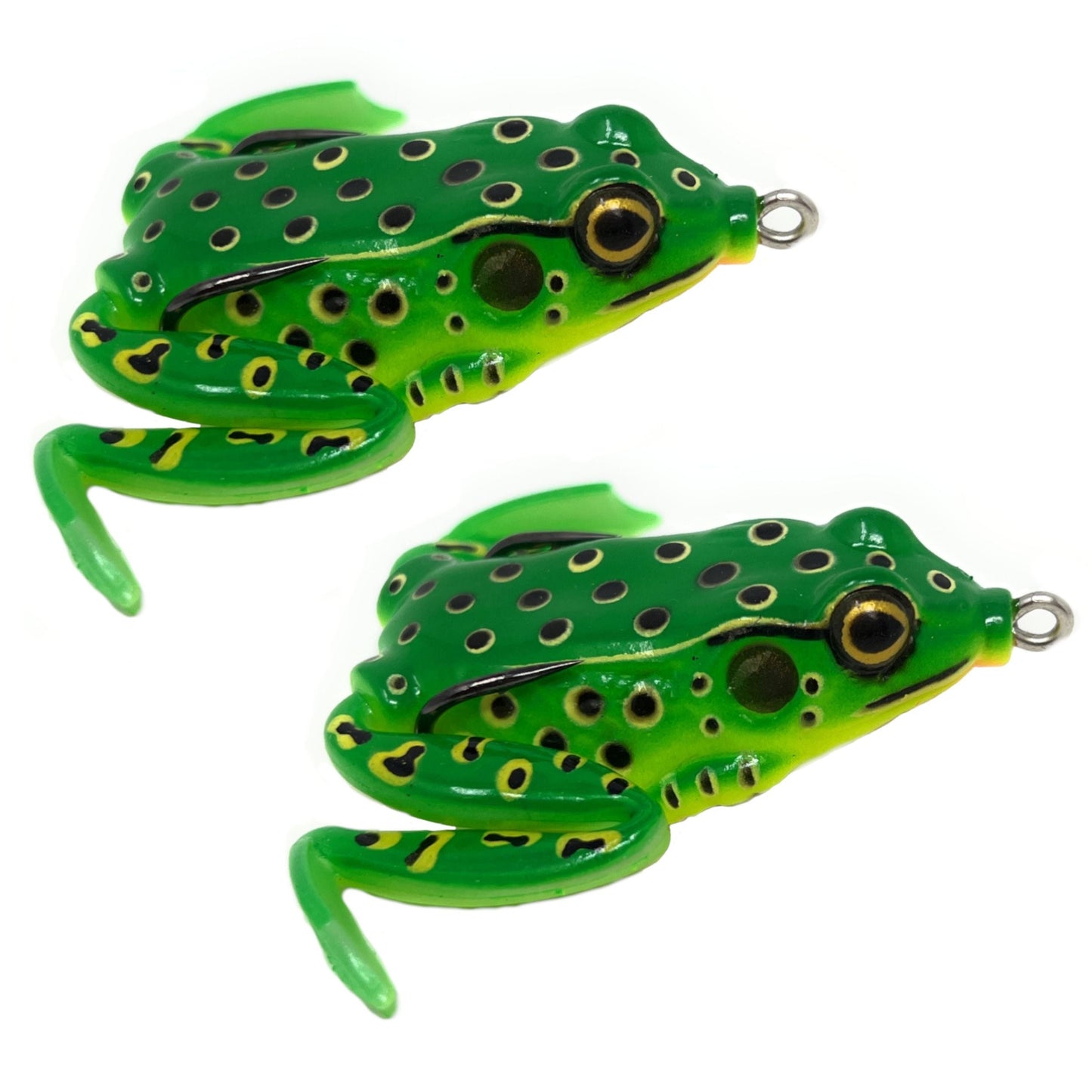 Reaction Tackle 2.25" Hollow Body Frogs with Swimming Legs (2-Pack)