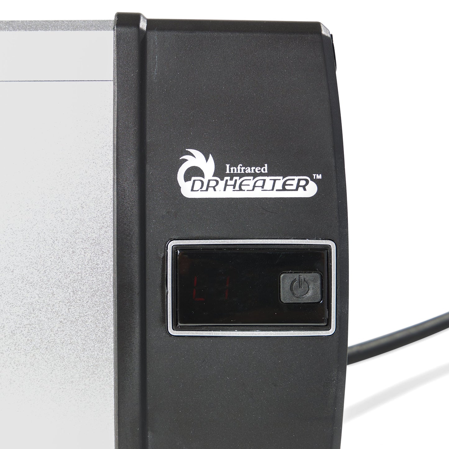 Dr. Infrared DR-238 1500W Infrared Indoor Outdoor Wall or Ceiling Heater, Silver