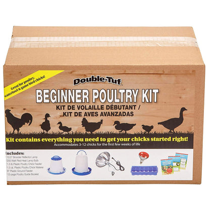 Double-Tuf DTBPKIT Chicken and Poultry Starter Kit w/ Guide Book and Accessories