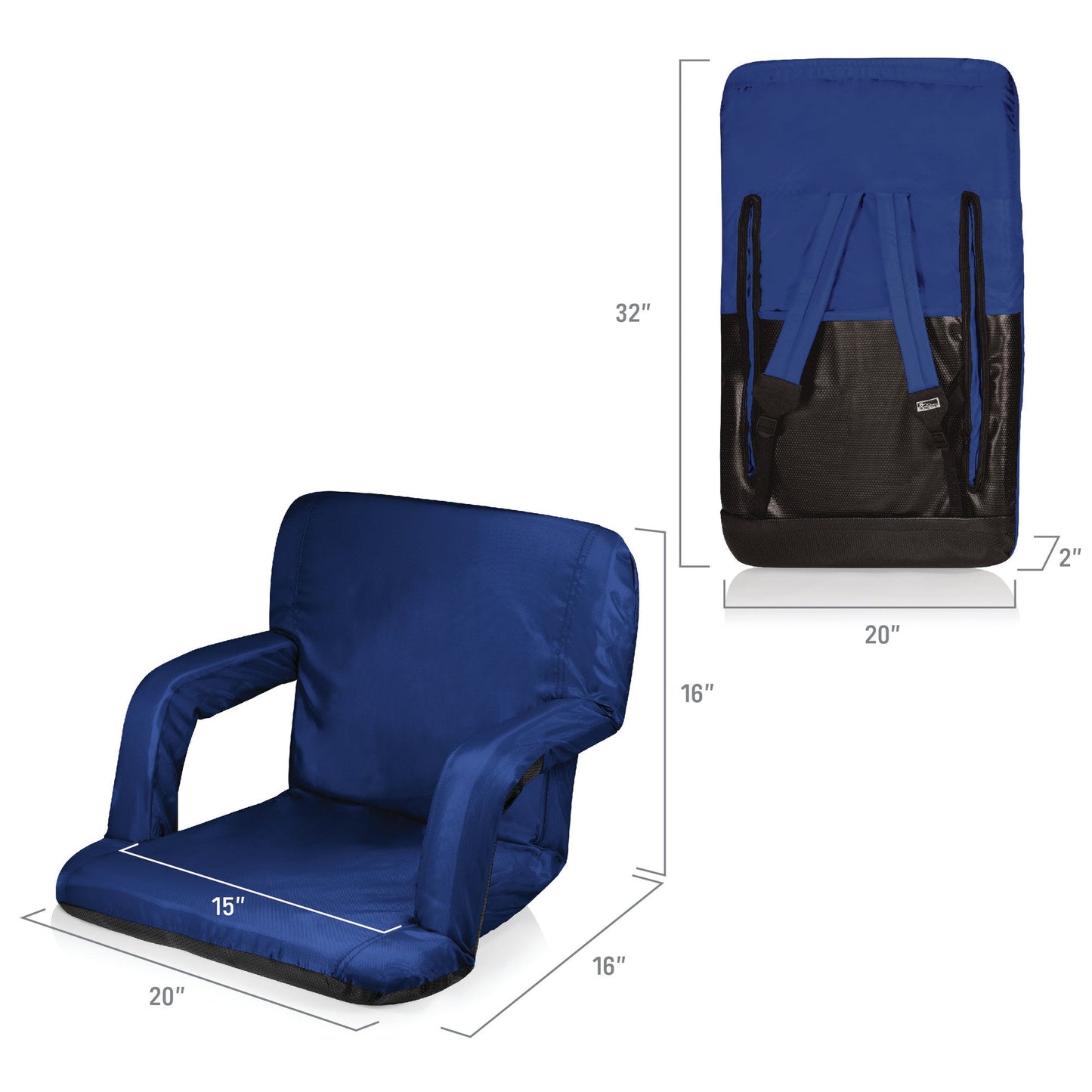 Ventura Portable Reclining Stadium Seat