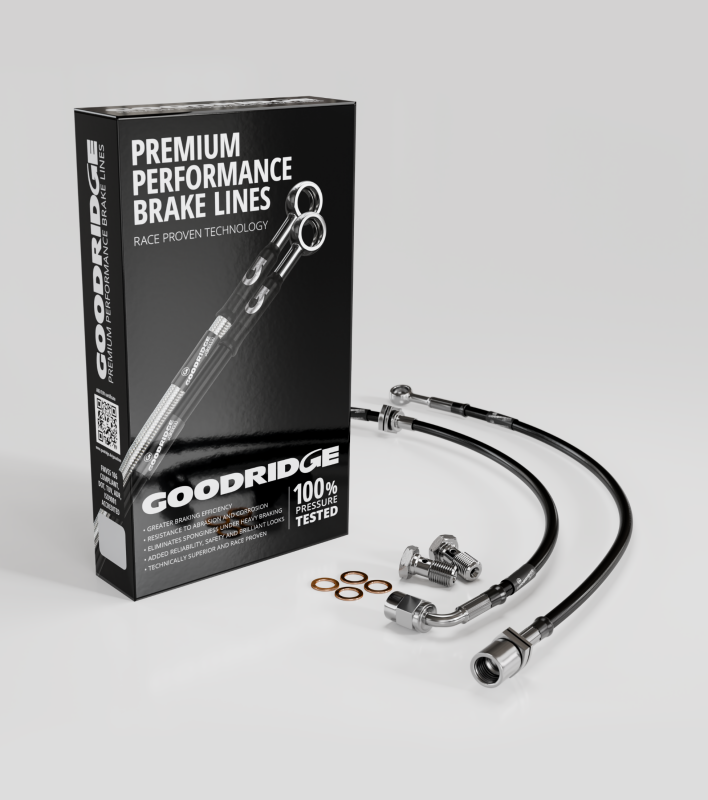 Goodridge 89-98 Nissan 240SX Stainless Steel Front Brake Lines