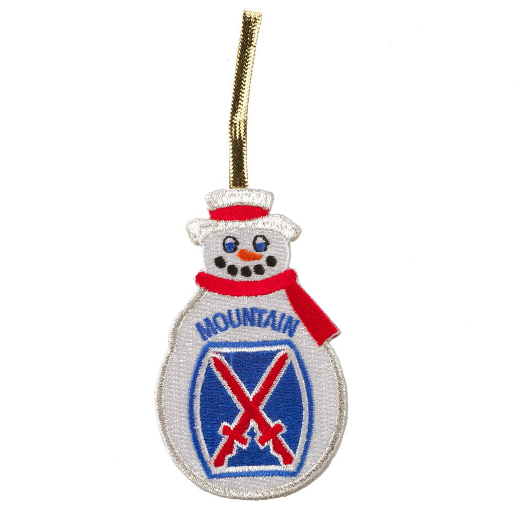 U.S. Armed Forces Embroidered Ornament Medallion