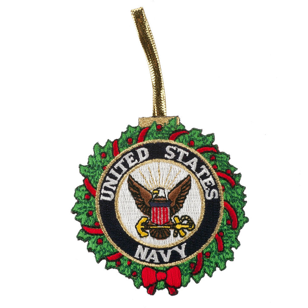 U.S. Armed Forces Embroidered Ornament Medallion