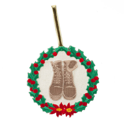 U.S. Armed Forces Embroidered Ornament Medallion