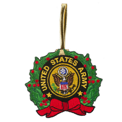 U.S. Armed Forces Embroidered Ornament Medallion