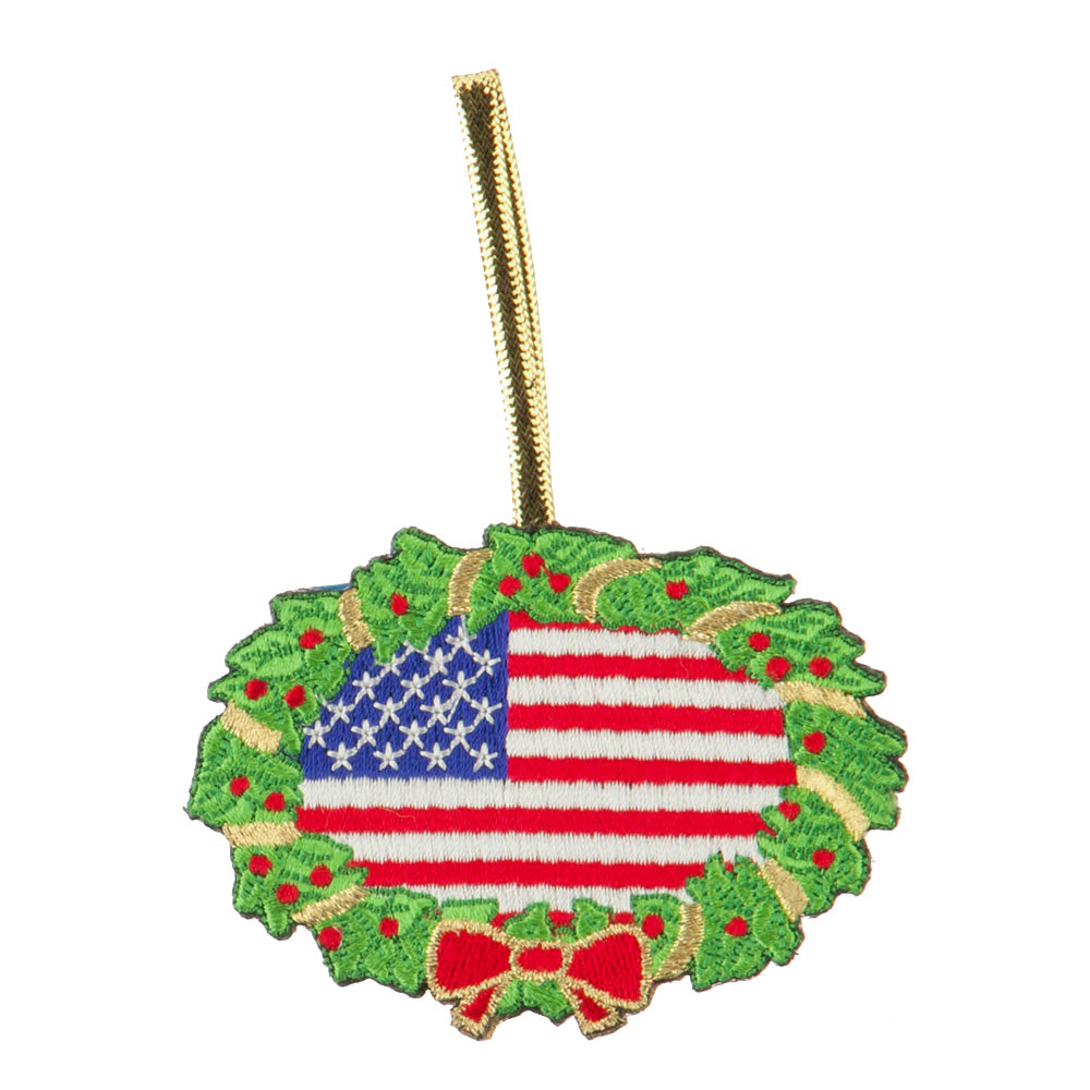 U.S. Armed Forces Embroidered Ornament Medallion