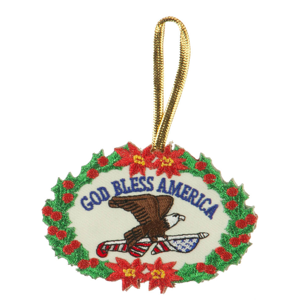 U.S. Armed Forces Embroidered Ornament Medallion