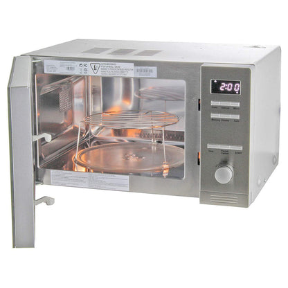 Equator 0.8 Cubic Foot Countertop Microwave and Oven Combo, Stainless Steel