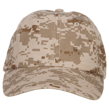 Enzyme Washed Camo Cap