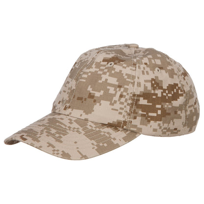 Enzyme Washed Camo Cap