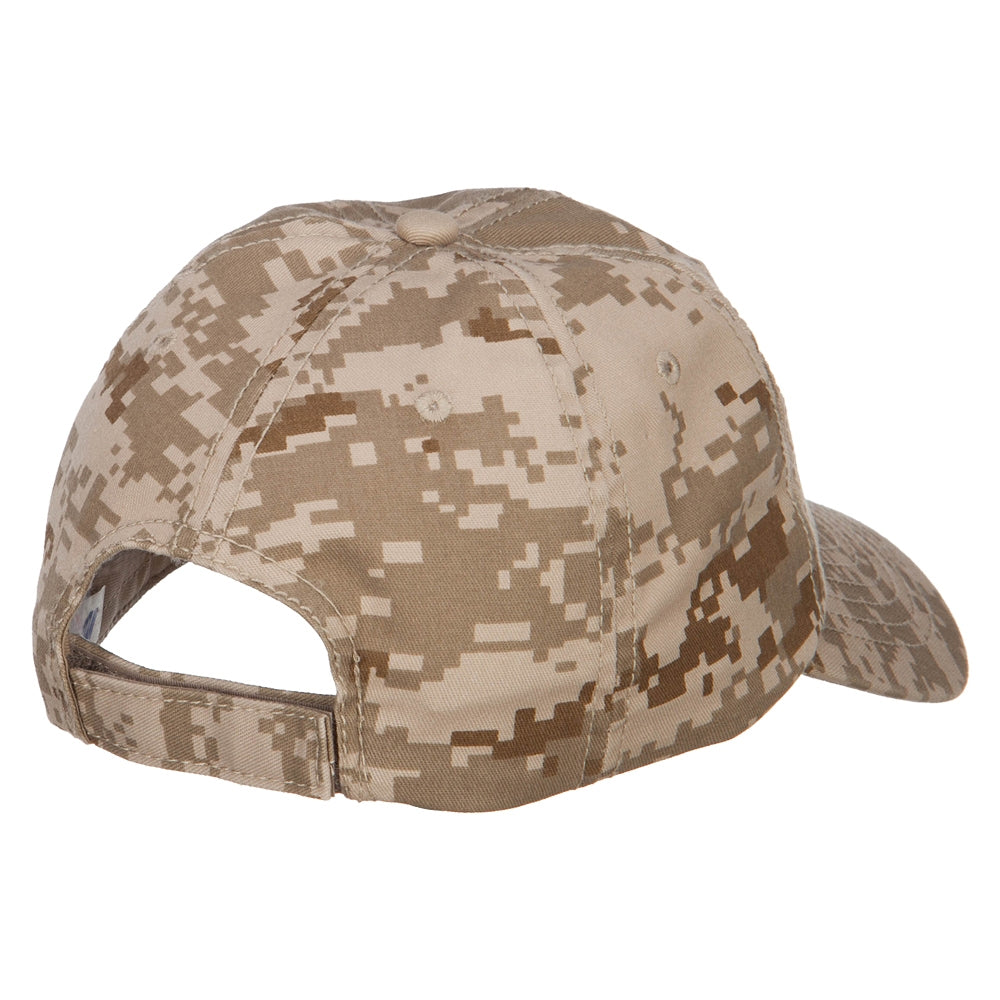 Enzyme Washed Camo Cap