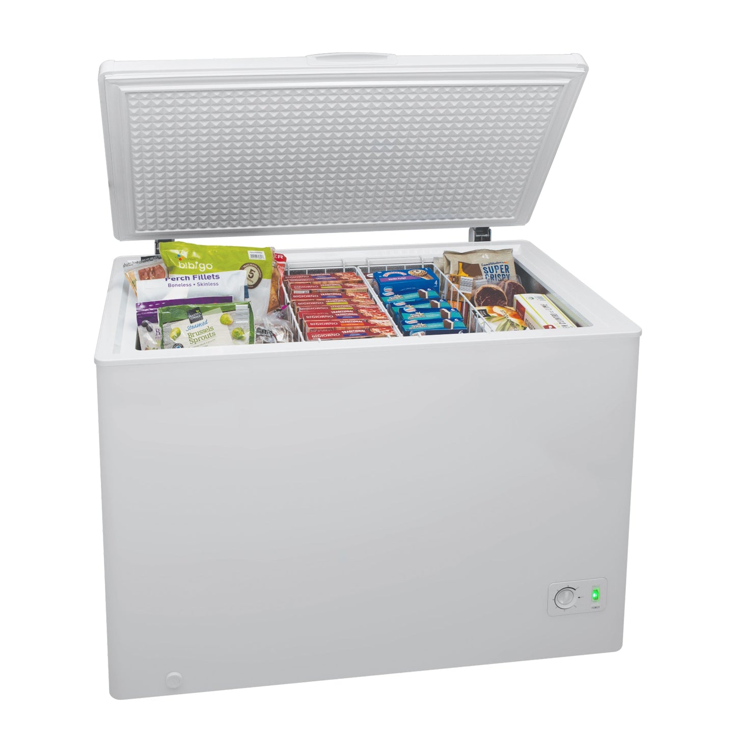 Plastic Development Group 10.6 Cubic Ft Deep Freeze Home Chest Freezer, White