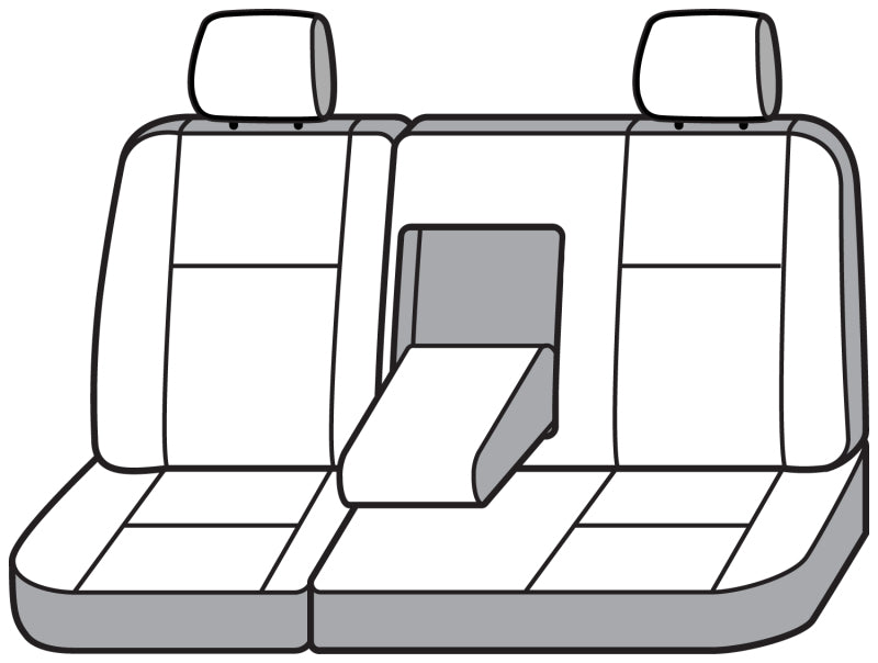 Covercraft 07-13 GMC Sierra/Silverado Polycotton SeatSaver Custom Second Row Seat Covers - Charcoal