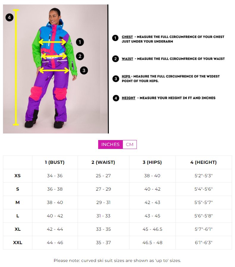 Fall Line Purple & Grey Curved Women's Ski Suit