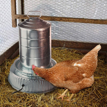 Farm Innovators 125W Heated Base for Metal Poultry Founts, 3 Pack, Metallic