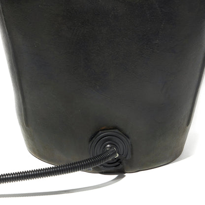 Farm Innovators 18 Qt Rubber Flat Back Heated Bucket w/ Guard, 90 Watt (3 Pack)