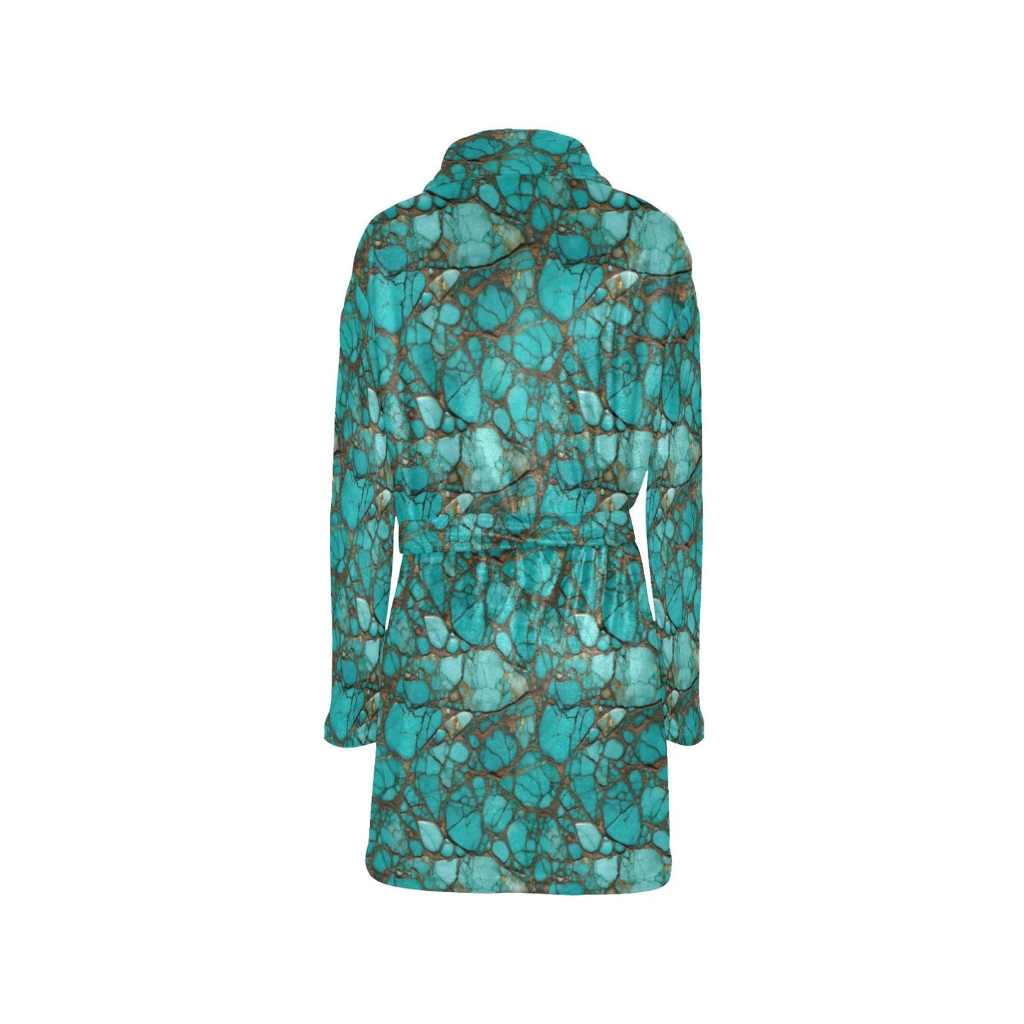 All Turquoise Women's Bath Robe