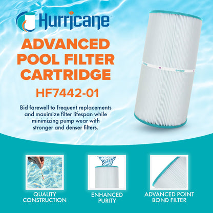 Hurricane Replacement Pool Spa Filter Cartridge for PA40 and Unicel C-7442