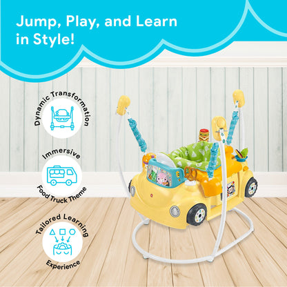 Fisher-Price 2-in-1 Servin' Up Fun Jumperoo Baby Development Activity Center