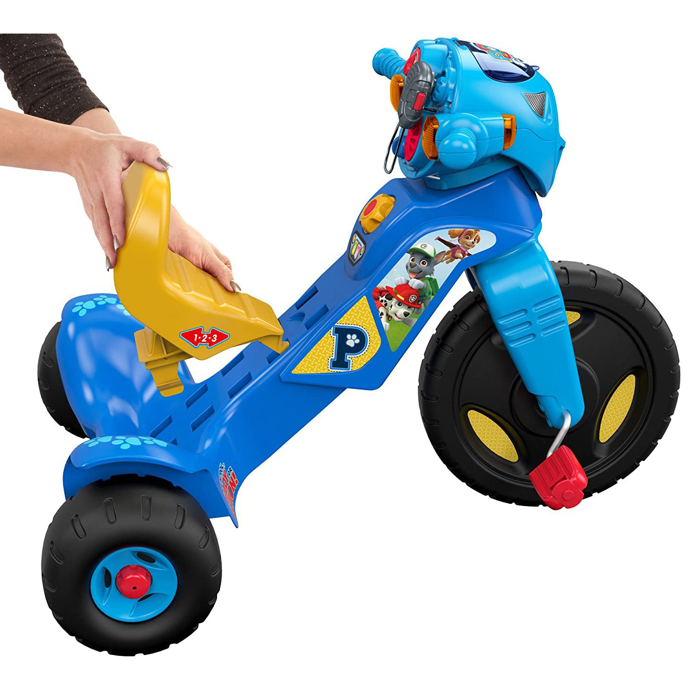 Fisher-Price Nickelodeon Paw Patrol Tough Trike Light Up Kid's Tricycle Ride On