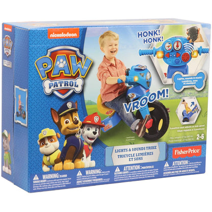 Fisher-Price Nickelodeon Paw Patrol Tough Trike Light Up Kid's Tricycle Ride On