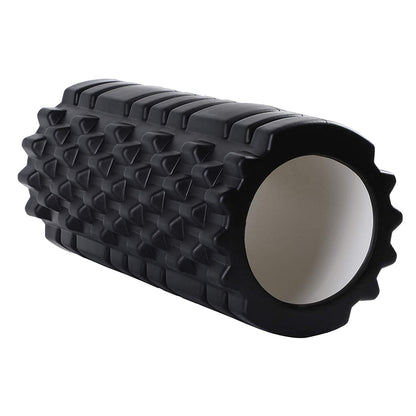 HolaHatha High Density Hollow EVA Foam Roller for Muscle Massage Recovery