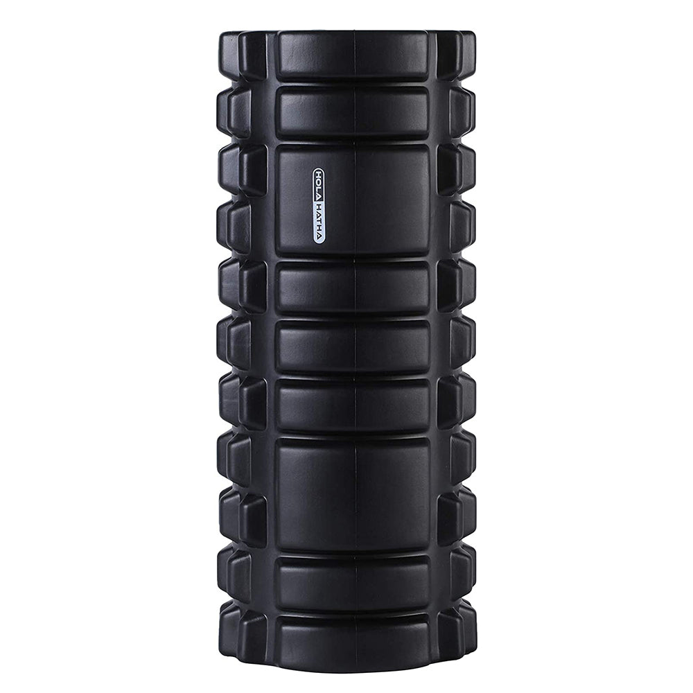 HolaHatha High Density Hollow EVA Foam Roller for Muscle Massage Recovery