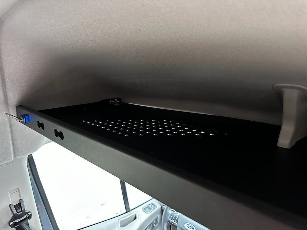 FORD TRANSIT HEADLINER SHELF 3.0 CURTAIN ROD AND LINER - FITS MID AND HIGH ROOF VANS 2014+
