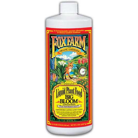 Fox Farm Big Bloom FX14002 Organic Plant/Flower Liquid Food Concentrate, 1 Quart