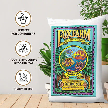 Foxfarm Ocean Forest Garden Potting Soil Bags 6.3-6.8 pH, 1.5 Cu Ft (2 Pack)