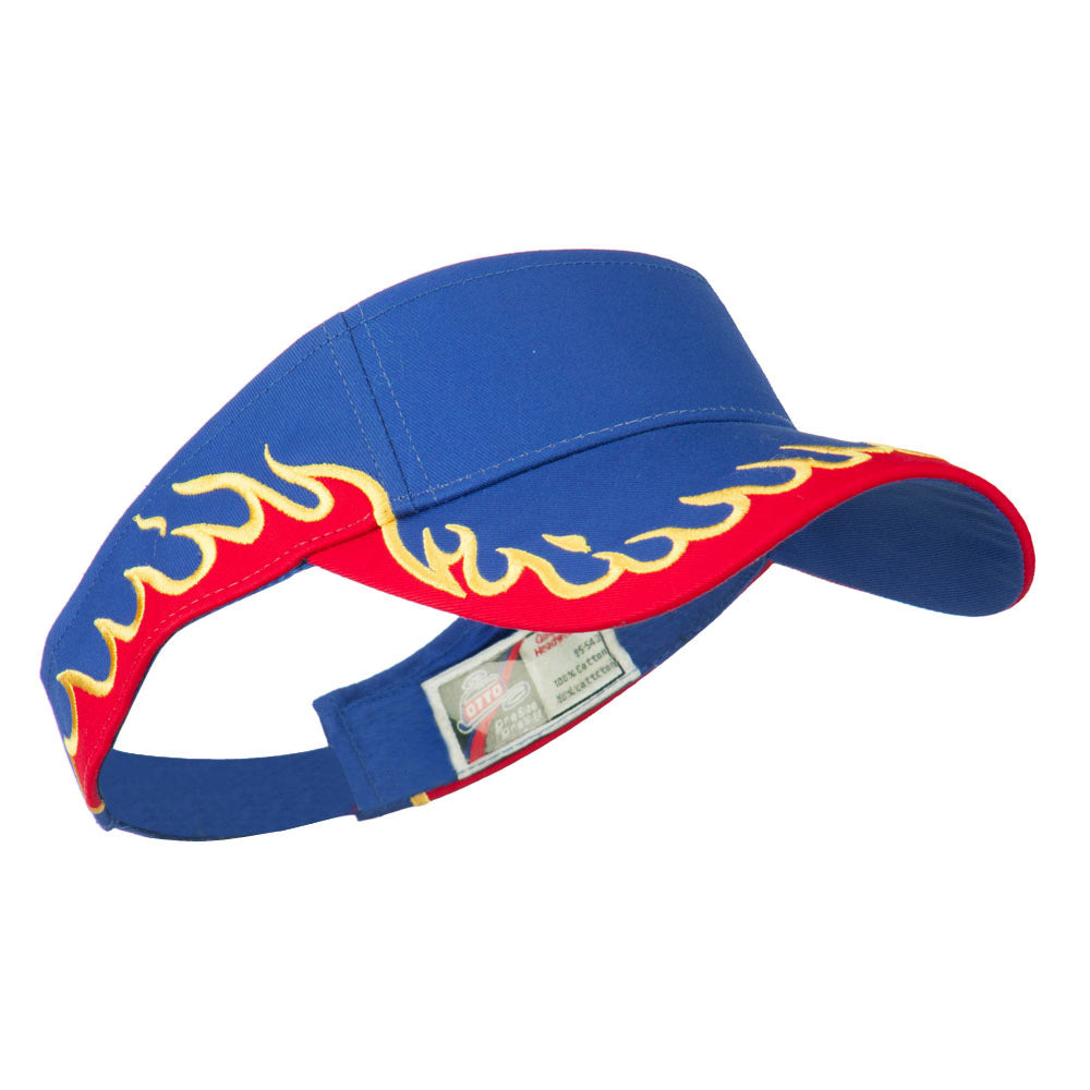 Cotton Twill Flame Visor