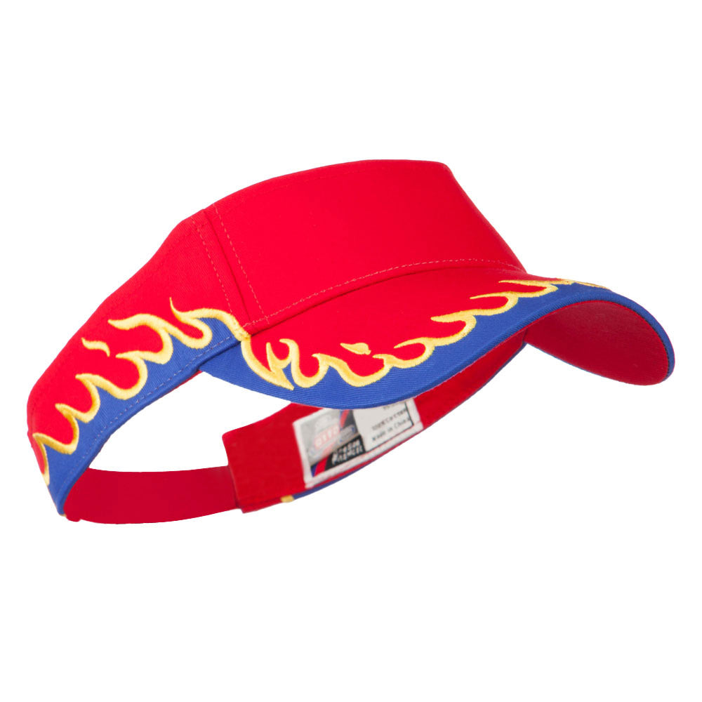 Cotton Twill Flame Visor