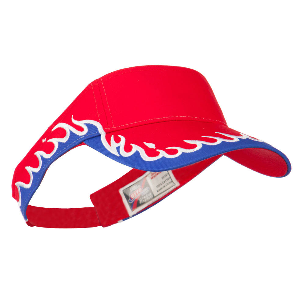 Cotton Twill Flame Visor