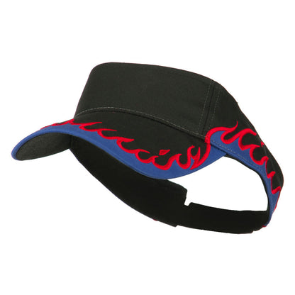 Cotton Twill Flame Visor