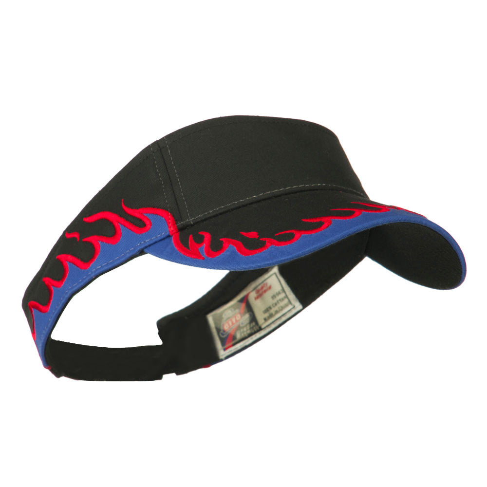 Cotton Twill Flame Visor