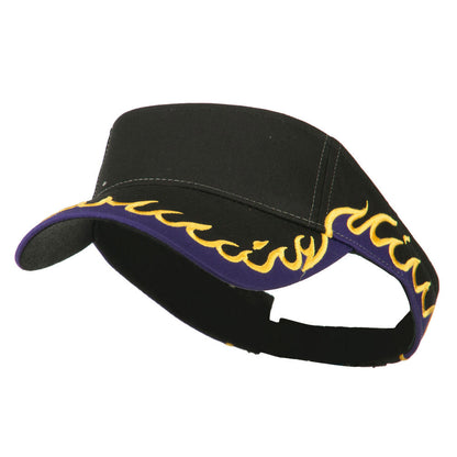 Cotton Twill Flame Visor