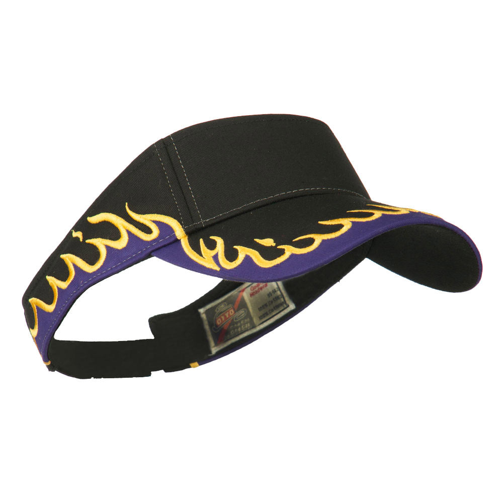 Cotton Twill Flame Visor