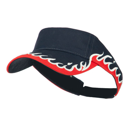 Cotton Twill Flame Visor