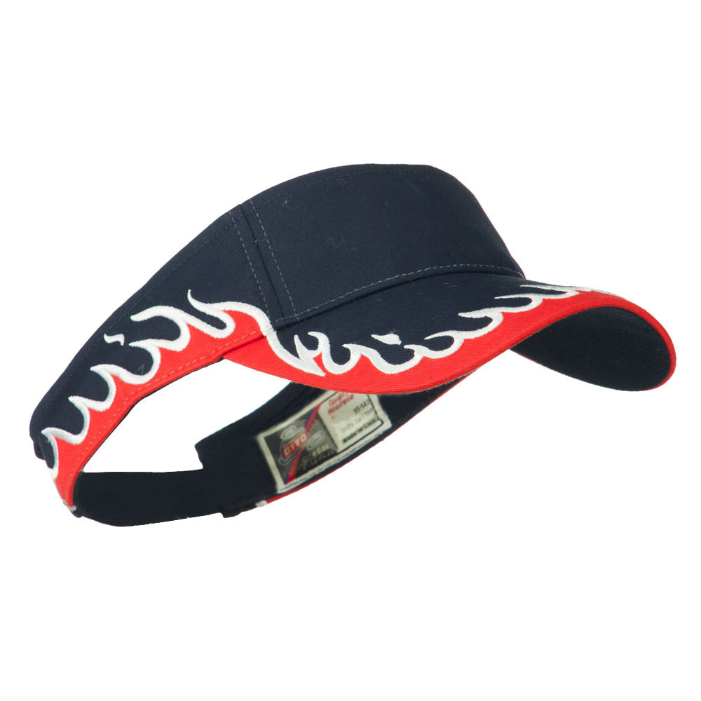 Cotton Twill Flame Visor