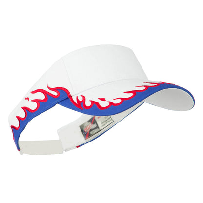 Cotton Twill Flame Visor