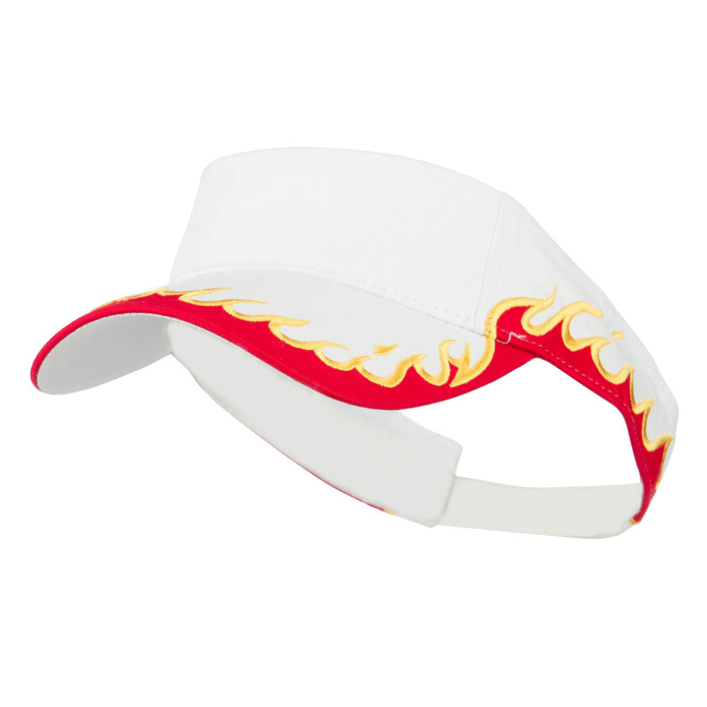 Cotton Twill Flame Visor