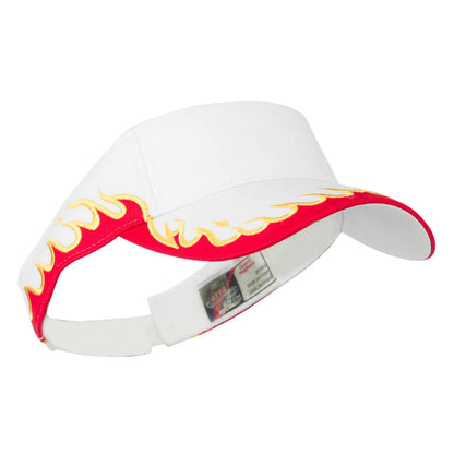 Cotton Twill Flame Visor