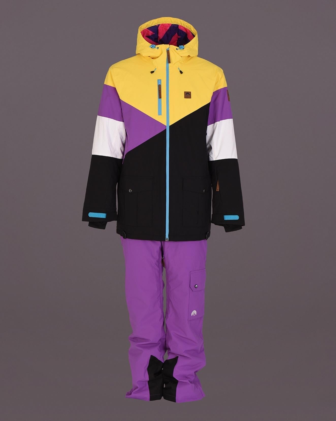 Fresh Pow Men's Ski & Snowboard Pants - Purple