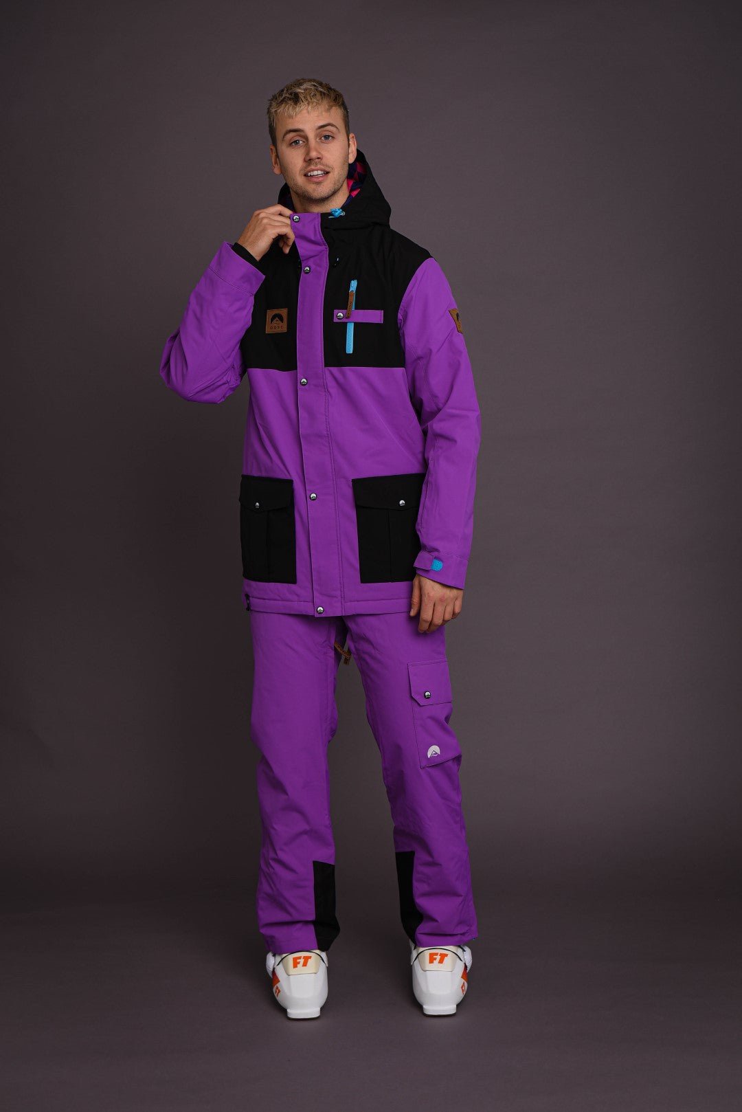 Fresh Pow Men's Ski & Snowboard Pants - Purple