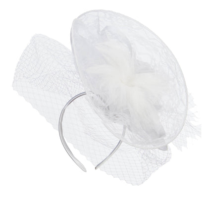 Fan Up Lace Flower Fascinator