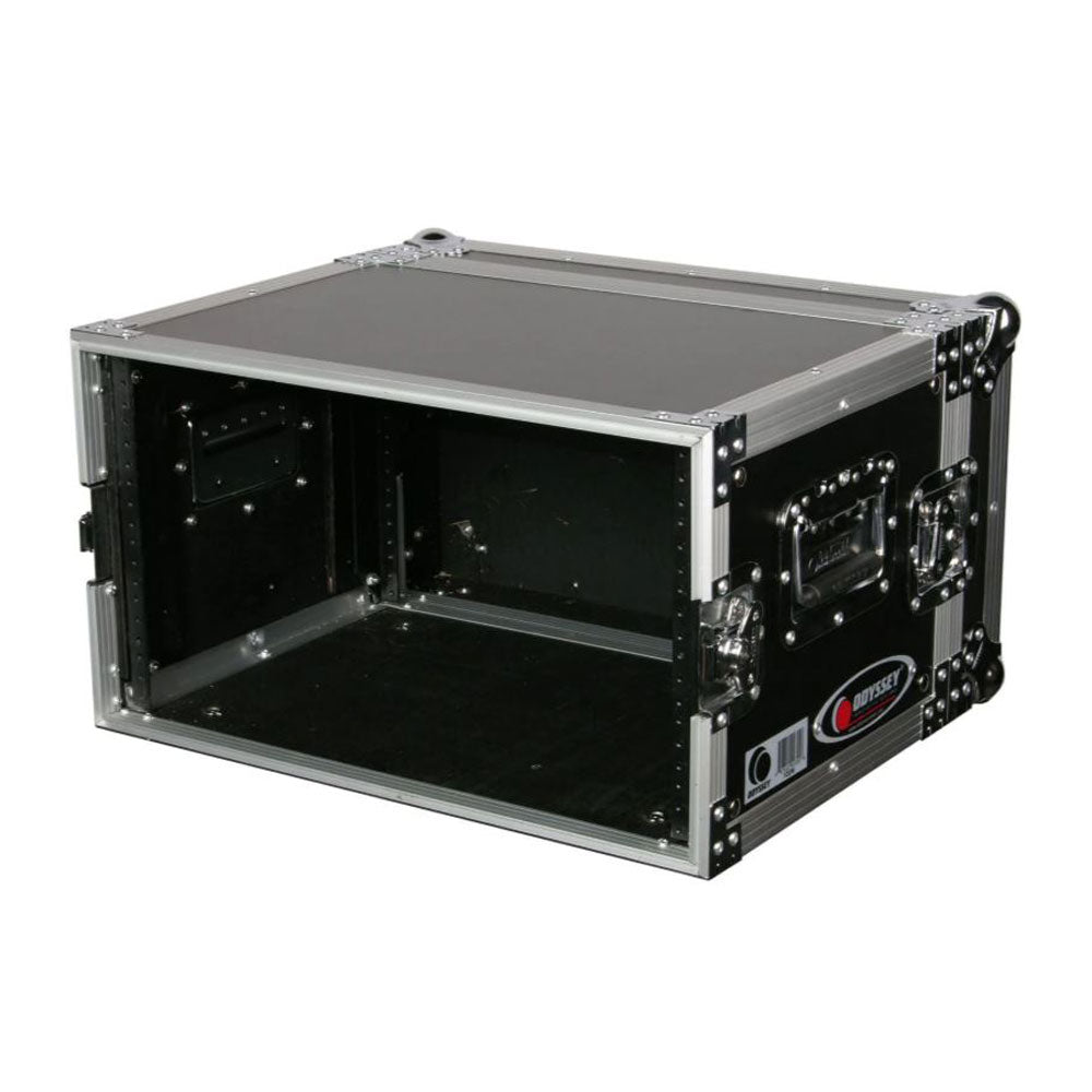 Odyssey FZER6 Adjustable 6U Pro Fight Zone Series Effects Rack Case with 6 Racks
